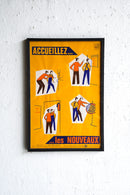 France ウォールポスター<br>ヴィンテージ <br> 大阪店・大和店 - ヴィンテージ SHARK ATTACK