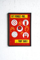 France ウォールポスター<br>ヴィンテージ <br> 大阪店・大和店 - ヴィンテージ SHARK ATTACK