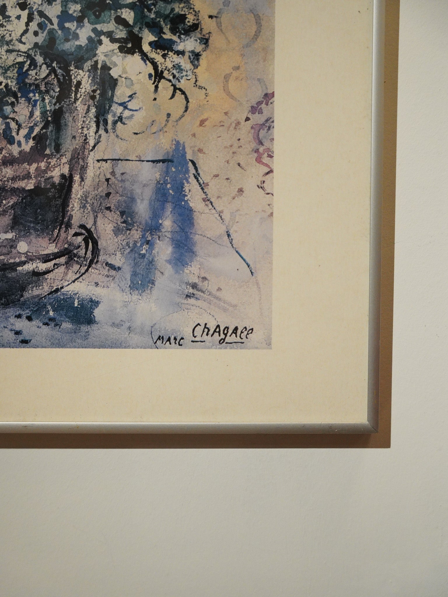 Marc Chagall - ''Fleurs de Gestaad'' ウォールアート - 1960's-1970's , France - 大阪店