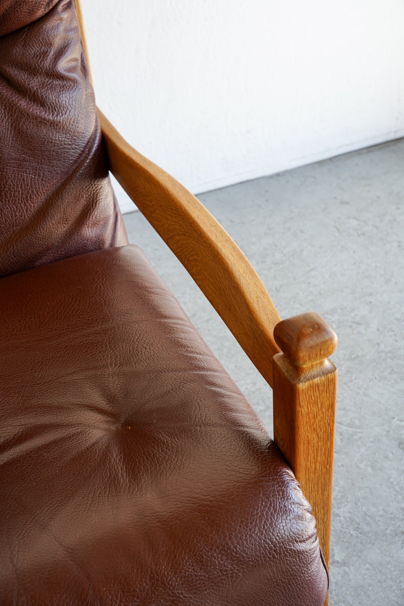 3P leather sofa vintage<br> Osaka store