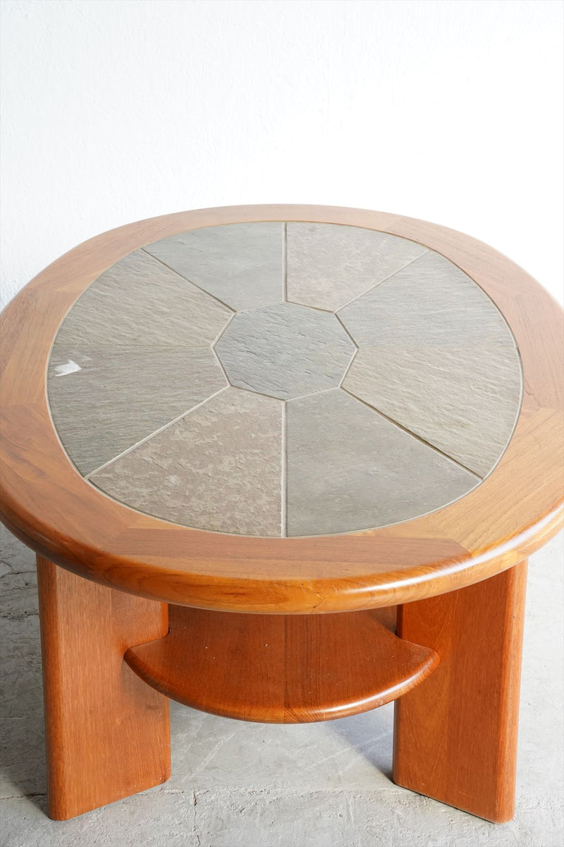 HASLEV Denmark Stone Top Coffee Table<br> vintage<br> Osaka store