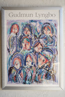 グドムン・リュングボヴィンテージウォールアート<br> ウォールアート<br> 大阪店 - ヴィンテージ SHARK ATTACK