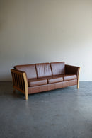 レザー ３シーターソファ <br>大阪店 - ヴィンテージ SHARK ATTACK