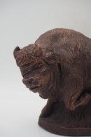 PERKEO バイソン オブジェ <br> Netherlands <br> cerote antiques - ヴィンテージ SHARK ATTACK