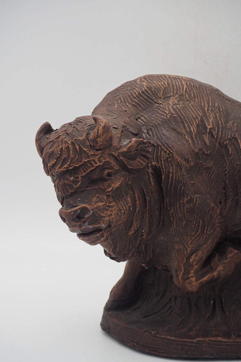 PERKEO バイソン オブジェ <br> Netherlands <br> cerote antiques - ヴィンテージ SHARK ATTACK