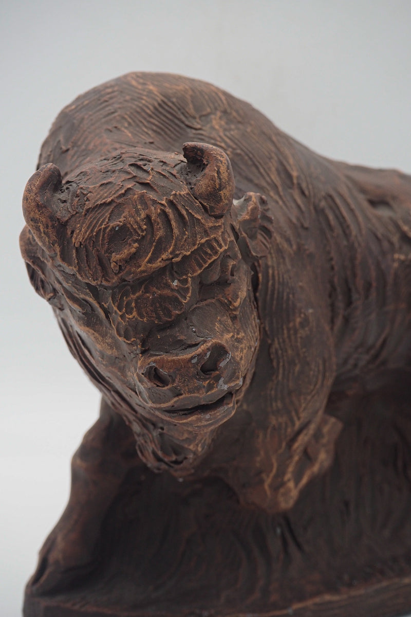 PERKEO バイソン オブジェ <br> Netherlands <br> cerote antiques - ヴィンテージ SHARK ATTACK