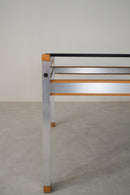 ガラストップ ソファテーブル <br>cerote antiques - ヴィンテージ SHARK ATTACK