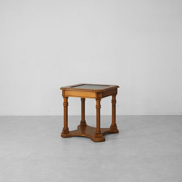 ガラストップ コーヒーテーブル ヴィンテージ SHARK ATTACK