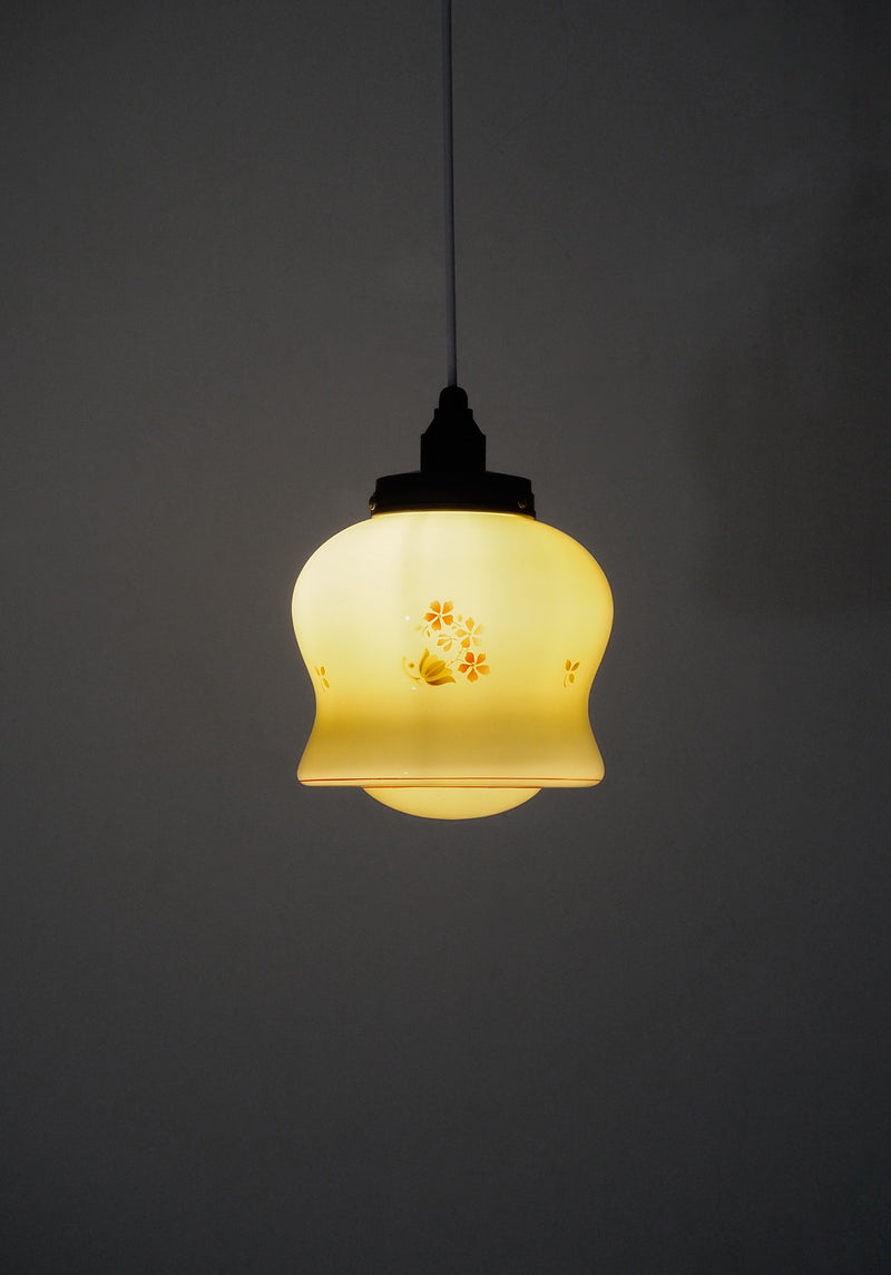 ガラスペンダントランプ <br> cerote antiques - ヴィンテージ SHARK ATTACK