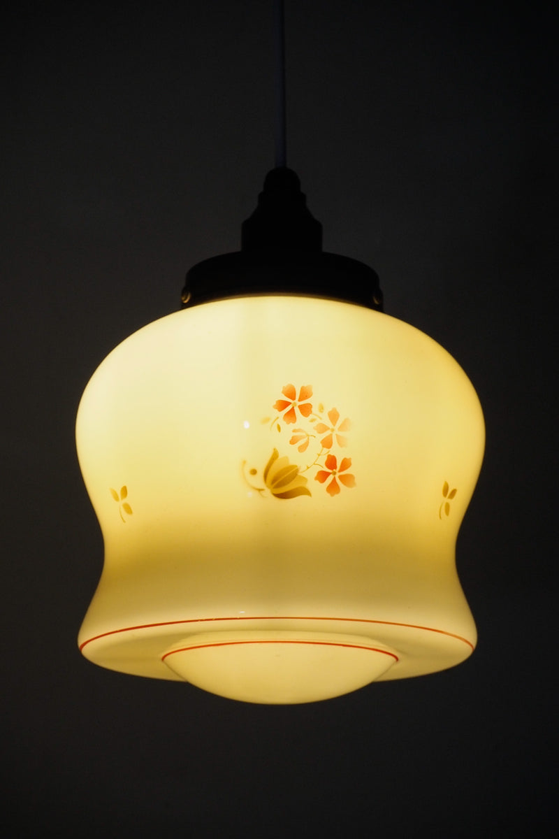 ガラスペンダントランプ <br> cerote antiques - ヴィンテージ SHARK ATTACK