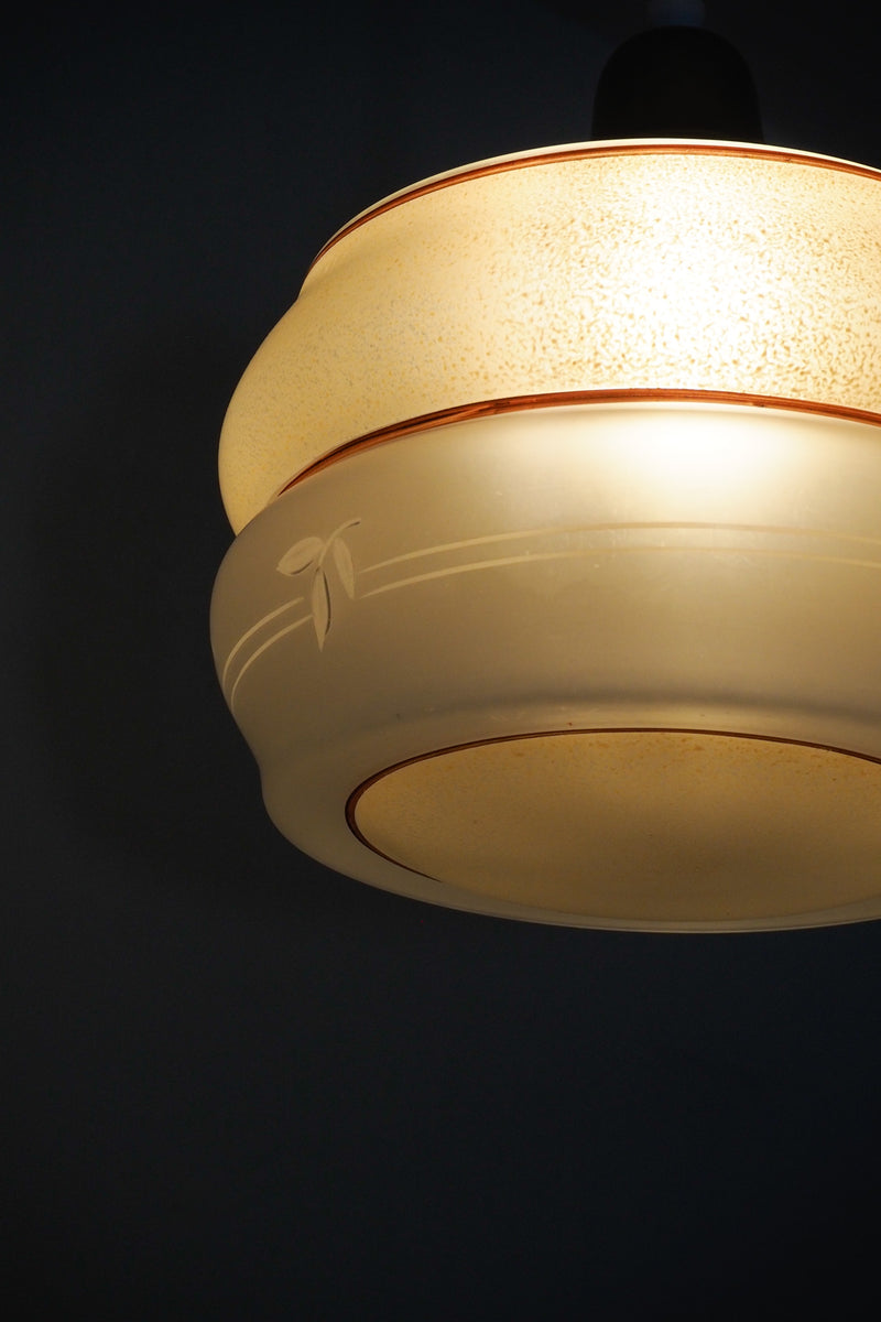 ガラスペンダントランプ <br> cerote antiques - ヴィンテージ SHARK ATTACK