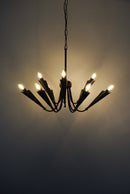 9灯シャンデリア <br> Italy <br> cerote antiques - ヴィンテージ SHARK ATTACK