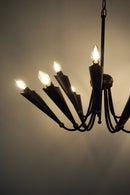 9灯シャンデリア <br> Italy <br> cerote antiques - ヴィンテージ SHARK ATTACK