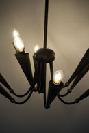 9灯シャンデリア <br> Italy <br> cerote antiques - ヴィンテージ SHARK ATTACK