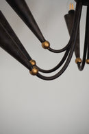 9灯シャンデリア <br> Italy <br> cerote antiques - ヴィンテージ SHARK ATTACK