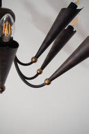 9灯シャンデリア <br> Italy <br> cerote antiques - ヴィンテージ SHARK ATTACK