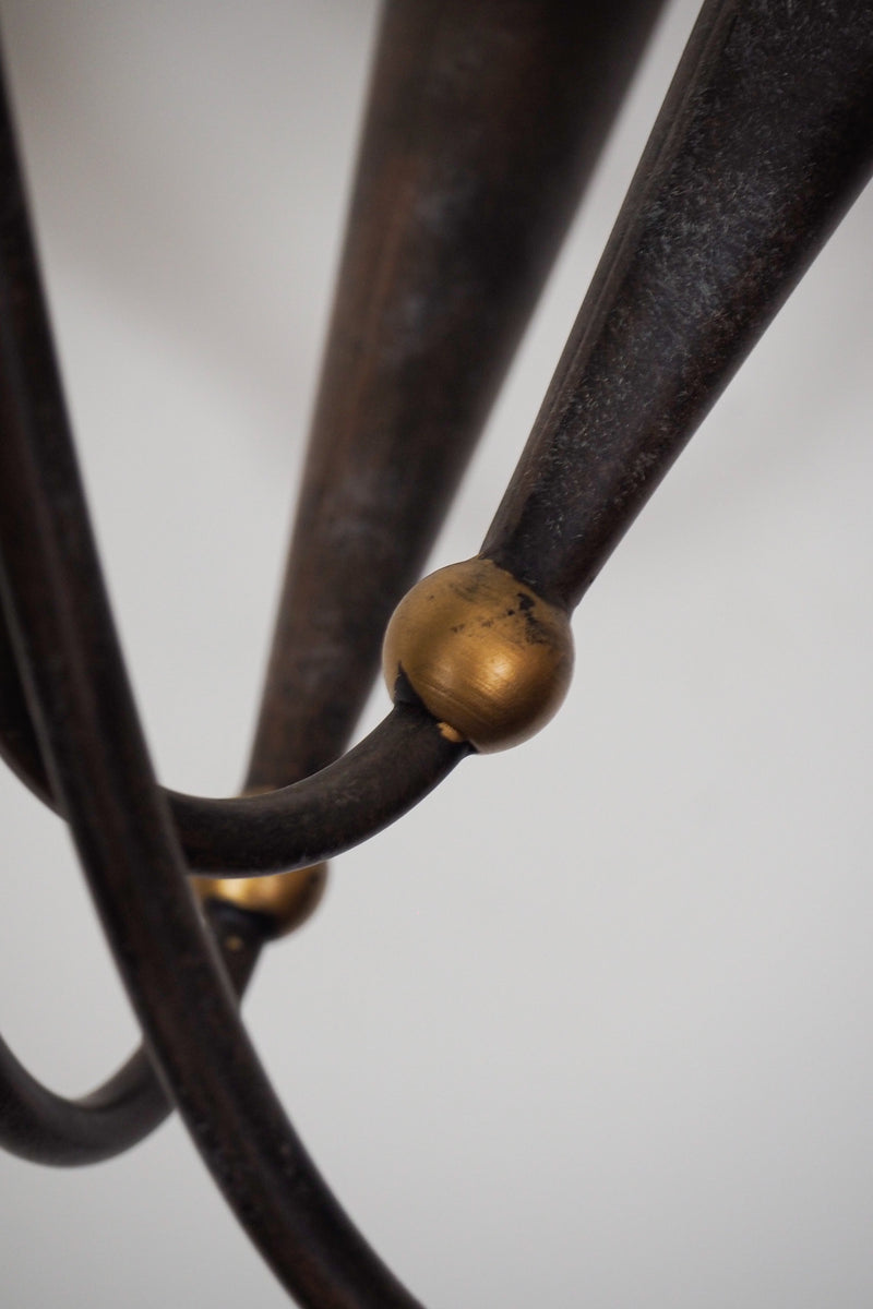 9灯シャンデリア <br> Italy <br> cerote antiques - ヴィンテージ SHARK ATTACK