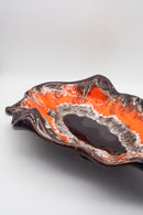 Vallauris <br>シェルモチーフ セラミックプレート <br> 1960-1970s , France <br>cerote antiques - ヴィンテージ SHARK ATTACK