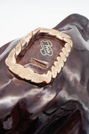 Vallauris <br>シェルモチーフ セラミックプレート <br> 1960-1970s , France <br>cerote antiques - ヴィンテージ SHARK ATTACK