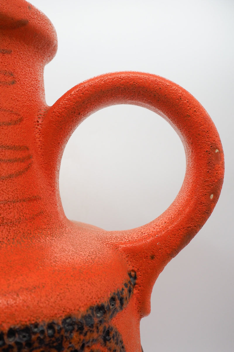 Scheurich <br>セラミック フラワーベース <br>West Germany <br>cerote antiques - ヴィンテージ SHARK ATTACK