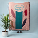 SLOWDOWN STUDIO <br>Shelley Throw (Art by Matías Larraín, France ) <br>reload店 - ヴィンテージ SHARK ATTACK