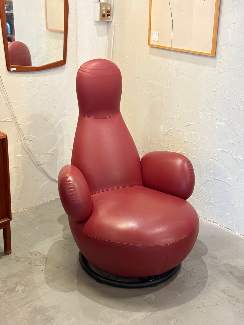 Blå Station , Stefan Borselius <br>"Oppo O50A" レザー ラウンジチェア <br>Sweden <br>大阪店 - ヴィンテージ SHARK ATTACK