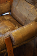 レザーラウンジチェア <br> cerote antiques - ヴィンテージ SHARK ATTACK