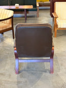 レザー ハイバックラウンジチェア <br>1960's-1970's , Sweden <br>大阪店 - ヴィンテージ SHARK ATTACK