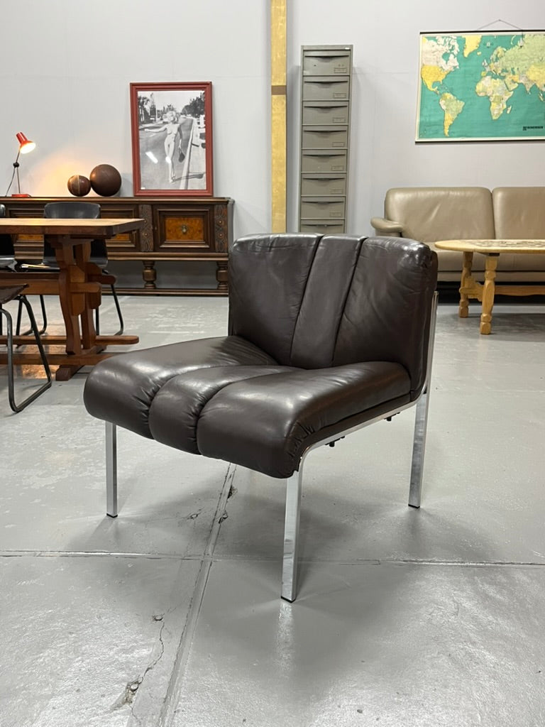 Girsberger, Hans Eichenberger <br>Euro Chair 1200 アームなし <br>ラウンジチェア <br>1960's~1970's , Switzerland <br>cerote antiques - ヴィンテージ SHARK ATTACK