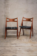 Hans J. Wegner CH29 ダイニングチェア(A/B) 2脚<br>ヴィンテージ <br>大阪店 - ヴィンテージ SHARK ATTACK