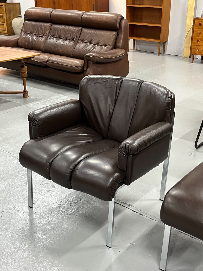 Girsberger, Hans Eichenberger <br>Euro Chair 1200 アームあり <br>ラウンジチェア <br>1960's~1970's , Switzerland <br>cerote antiques - ヴィンテージ SHARK ATTACK