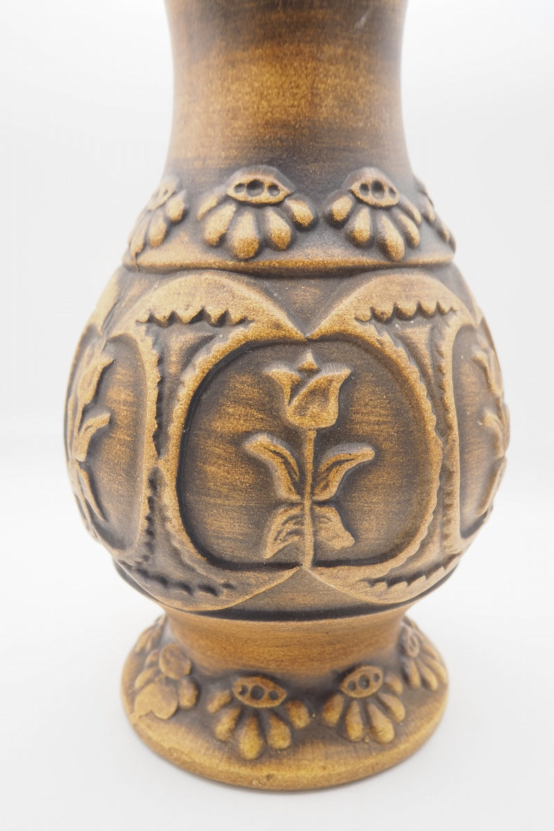 Ceramic flower base H29cm<br> Vintage Sendagaya store