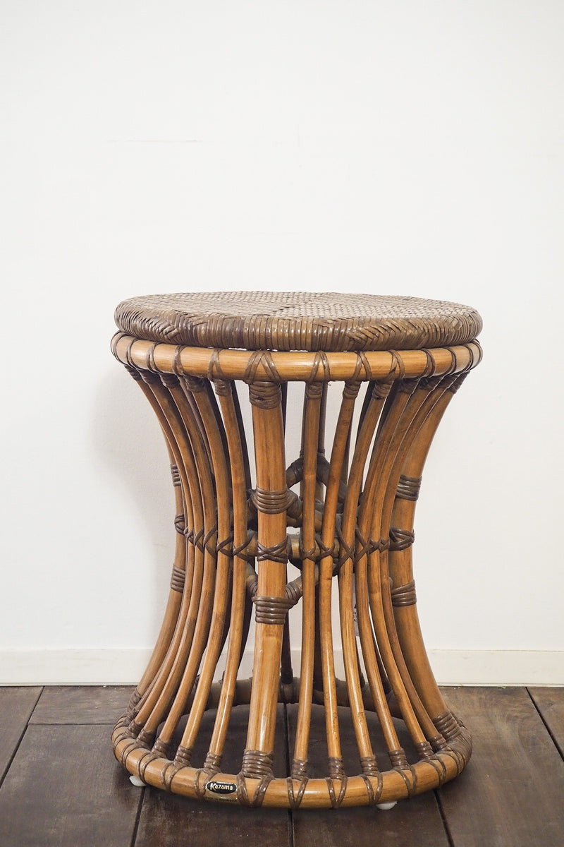 Rattan stool vintage Sendagaya store