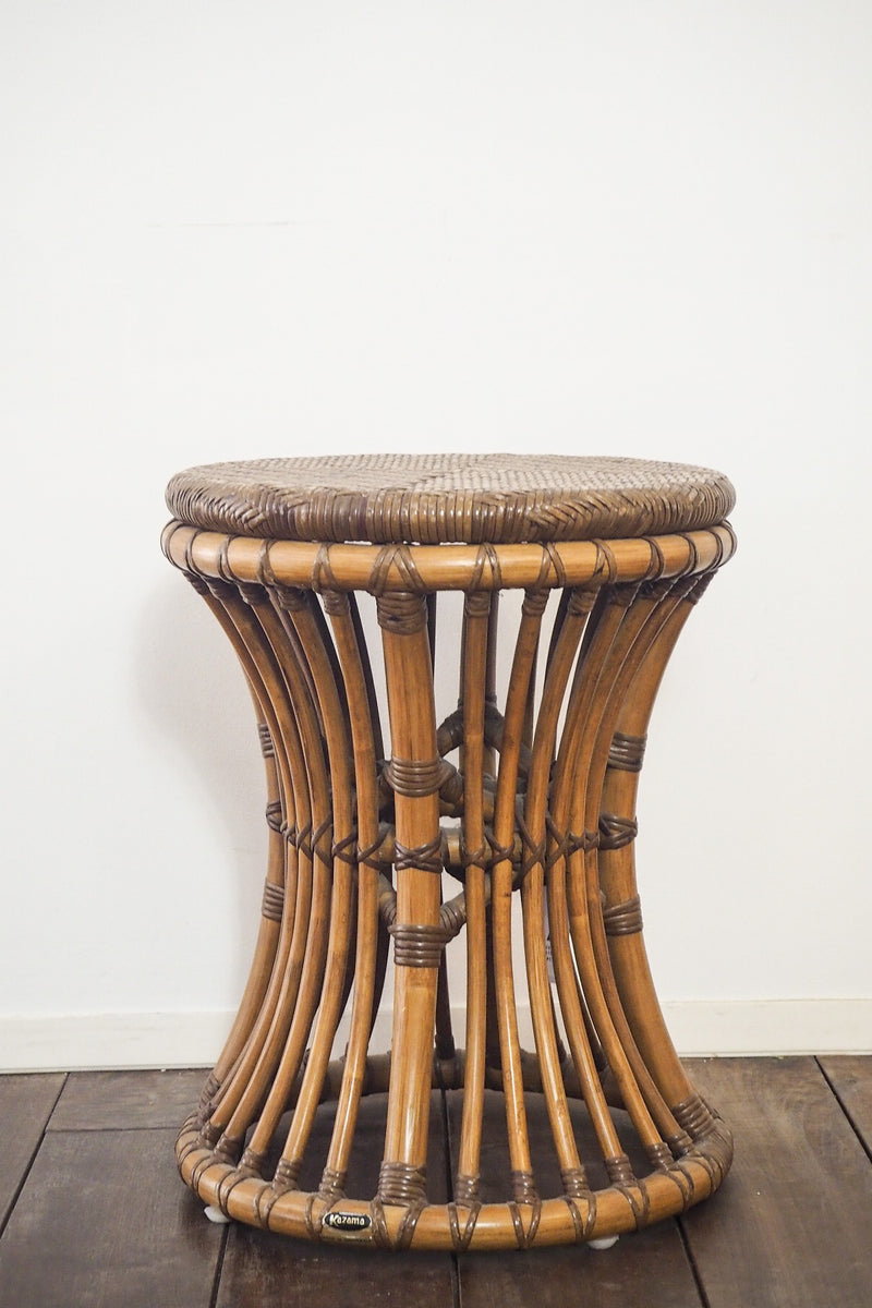 Rattan stool vintage Sendagaya store