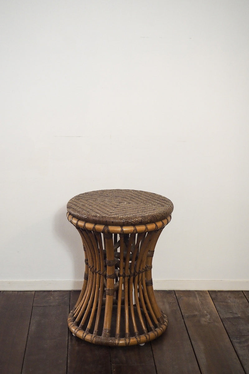 Rattan stool vintage Sendagaya store