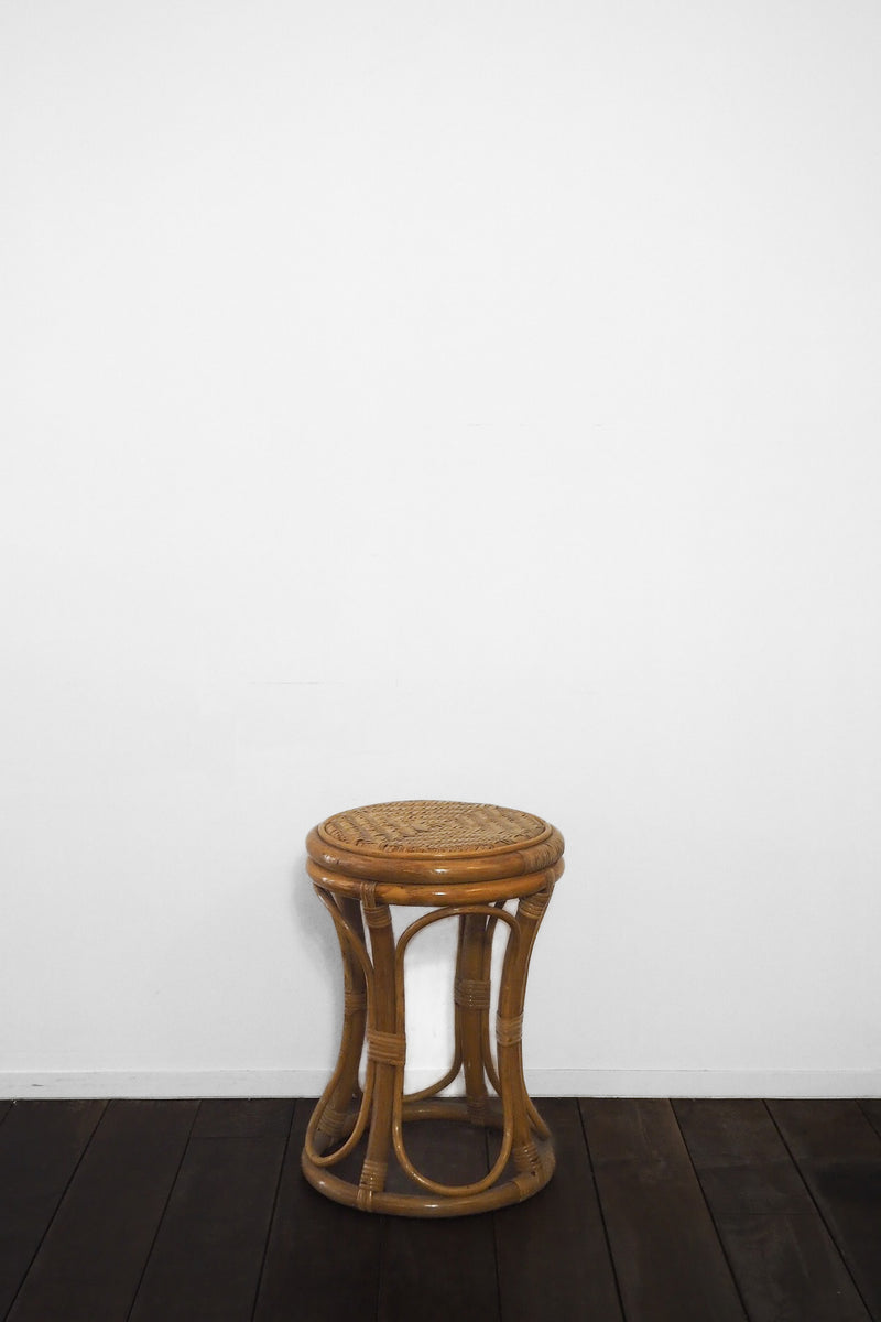 Rattan stool vintage Sendagaya store