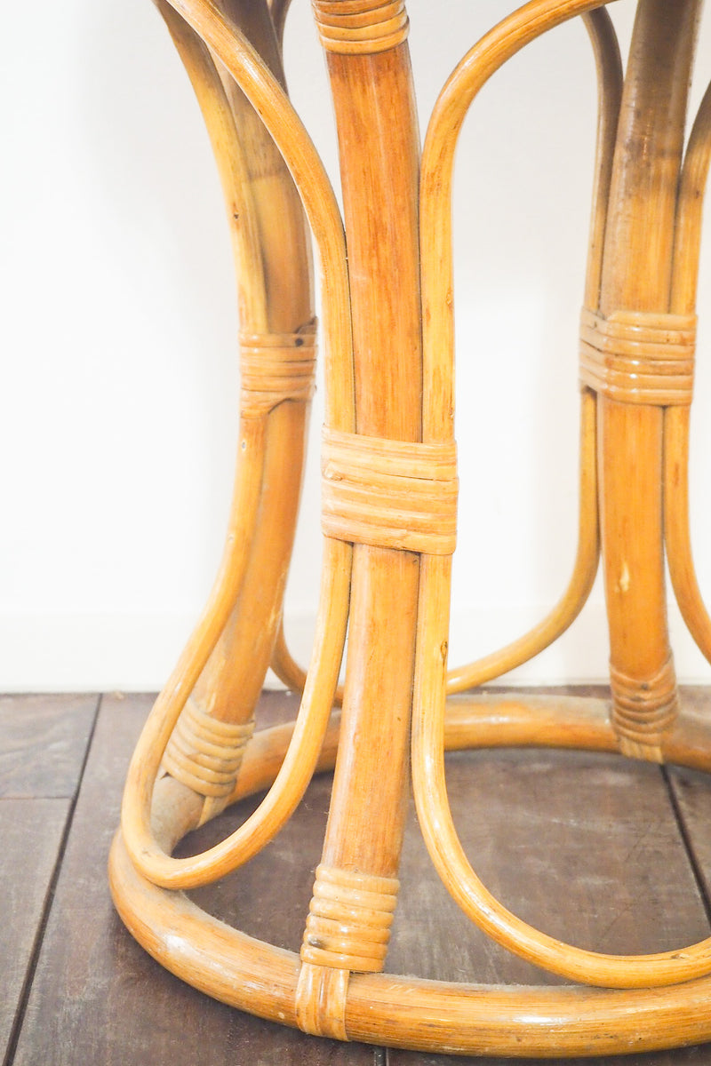 Rattan stool vintage Sendagaya store