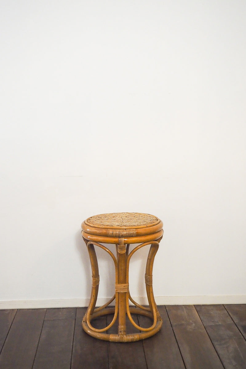 Rattan stool vintage Sendagaya store