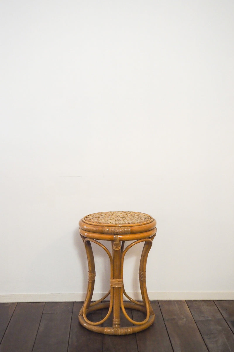 Rattan stool vintage Sendagaya store