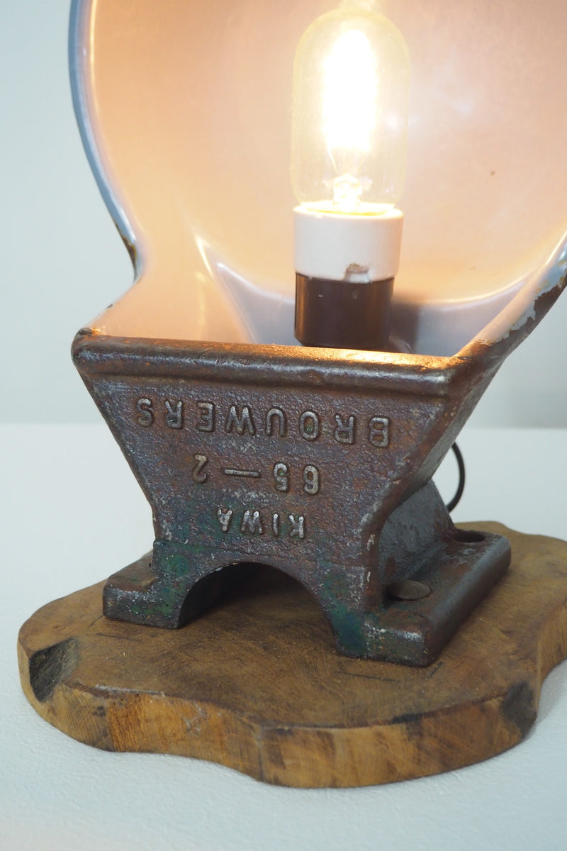 Iron x Wood Table Lamp Vintage Sendagaya Store