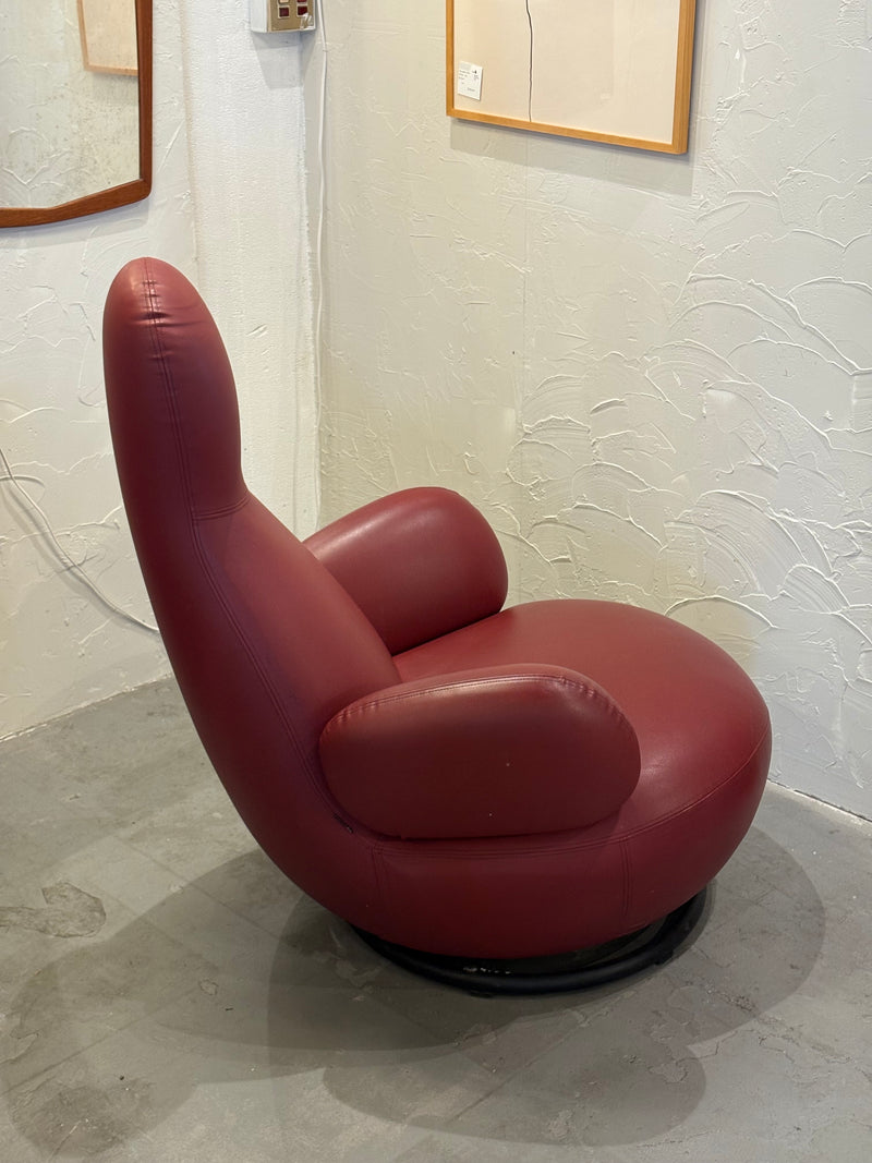 Blå Station , Stefan Borselius <br>"Oppo O50A" レザー ラウンジチェア <br>Sweden <br>大阪店 - ヴィンテージ SHARK ATTACK