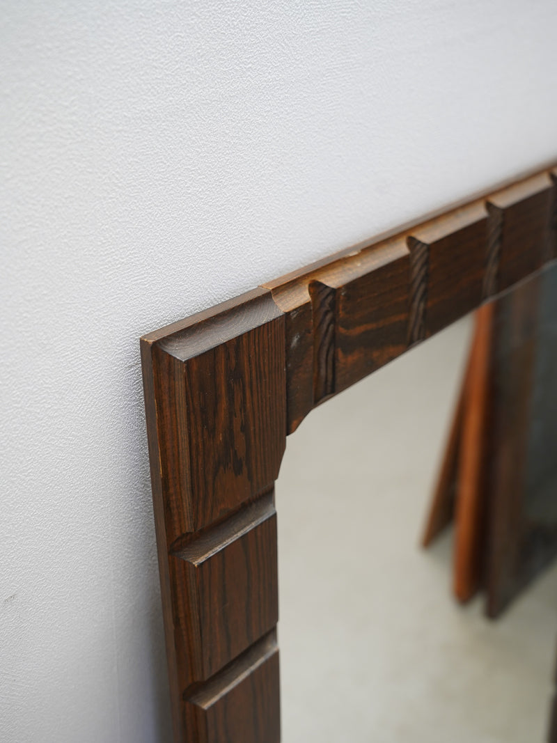 ウッド ウォールミラー <br>大和店 - ヴィンテージ SHARK ATTACK