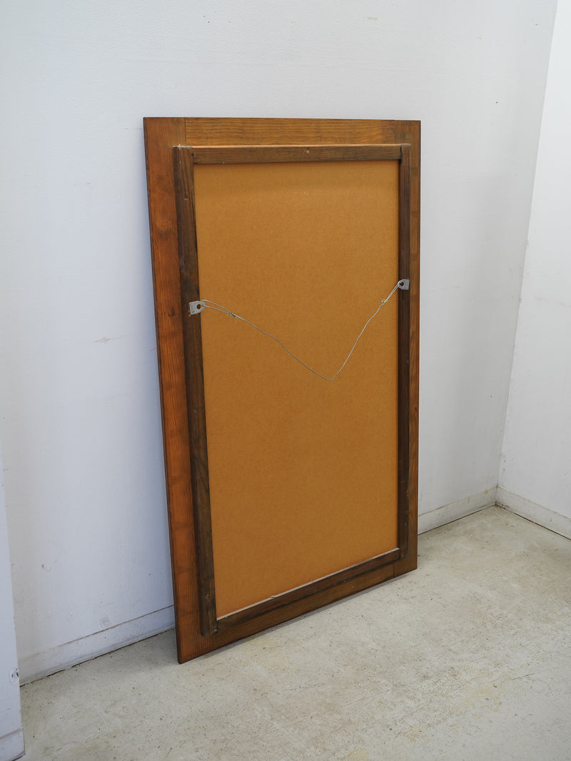 ウッド ウォールミラー <br>大和店 - ヴィンテージ SHARK ATTACK