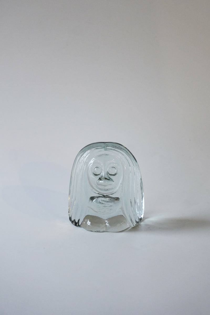 No.2-2 Bergdala Glasbruk社<br>ガラス オブジェ (M) <br>1960's , Sweden <br>bob's box - ヴィンテージ SHARK ATTACK