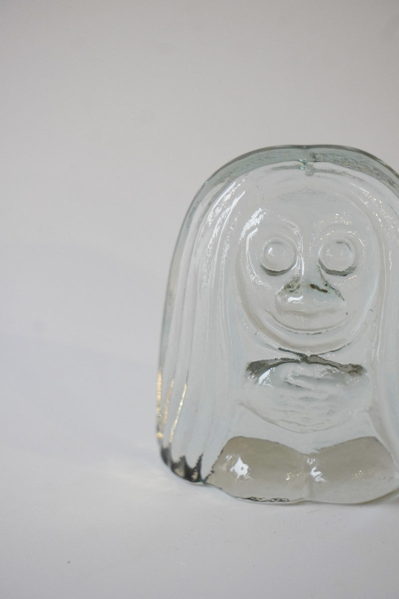 No.2-2 Bergdala Glasbruk社<br>ガラス オブジェ (M) <br>1960's , Sweden <br>bob's box - ヴィンテージ SHARK ATTACK