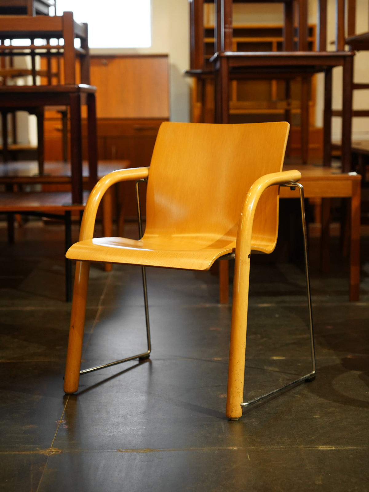 THONET , Ulrich Böhme & Wulf Schneider - Germany , 1980s - "S320" アームチェア