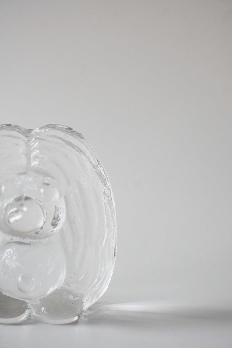 No.1-1 Bergdala Glasbruk社<br>ガラス オブジェ (M) <br>1960's , Sweden<br> bob's box - ヴィンテージ SHARK ATTACK