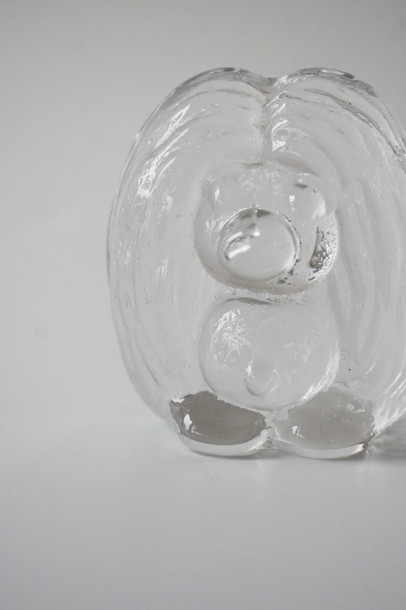 No.1-1 Bergdala Glasbruk社<br>ガラス オブジェ (M) <br>1960's , Sweden<br> bob's box - ヴィンテージ SHARK ATTACK