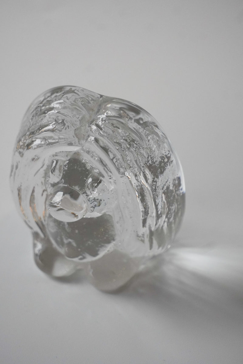 No.1-1 Bergdala Glasbruk社<br>ガラス オブジェ (M) <br>1960's , Sweden<br> bob's box - ヴィンテージ SHARK ATTACK