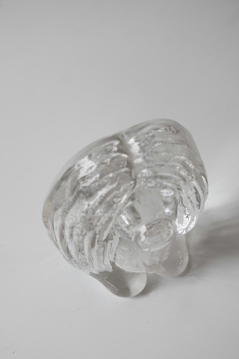 No.1-1 Bergdala Glasbruk社<br>ガラス オブジェ (M) <br>1960's , Sweden<br> bob's box - ヴィンテージ SHARK ATTACK